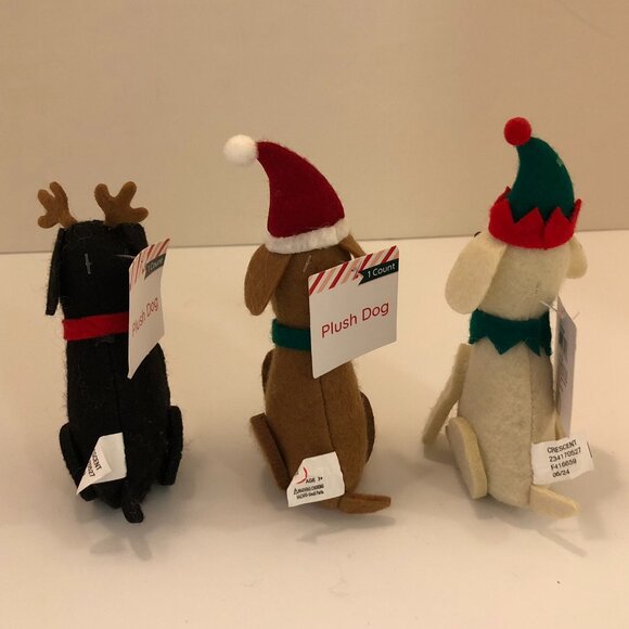 Target Bullseye Playground Christmas Holiday Felt Plush Dogs - Picture 10 of 16